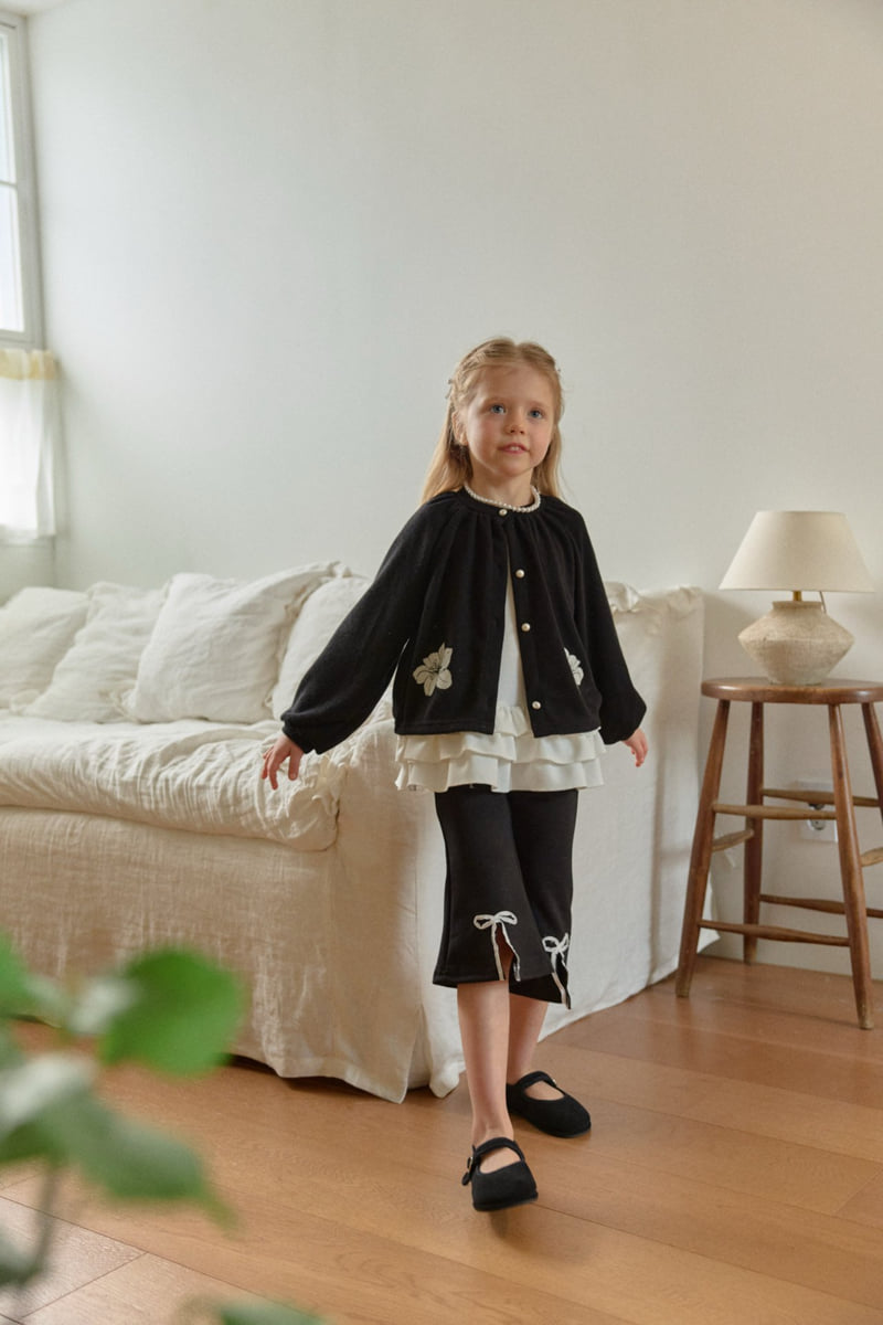 Berry Berry - Korean Children Fashion - #kidzfashiontrend - Ribbon Leggings - 3