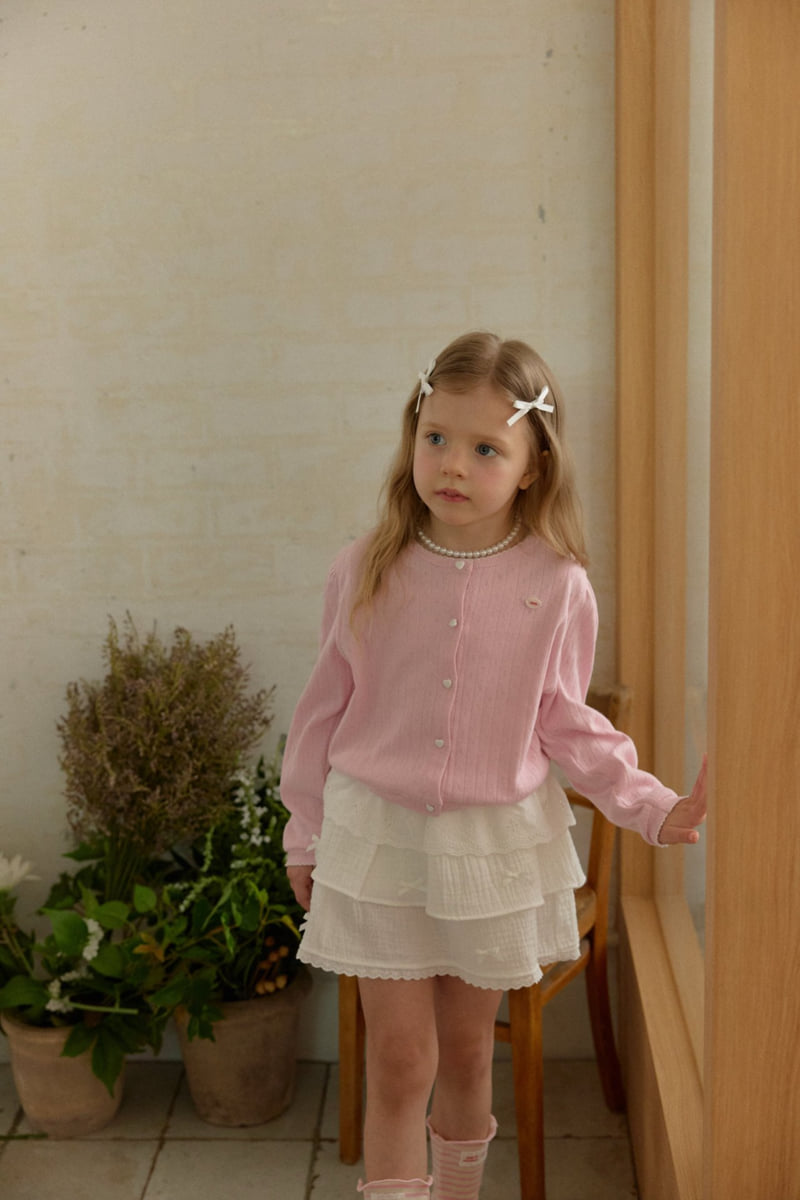 Berry Berry - Korean Children Fashion - #littlefashionista - Eyelet Cardigan - 6