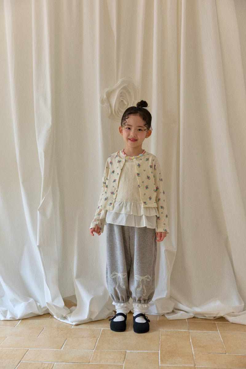 Berry Berry - Korean Children Fashion - #magicofchildhood - Flower Cardigan Set - 9