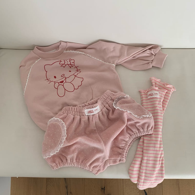 Angel Kitty Sweatshirt by Berry Berry for Child girl - view 3