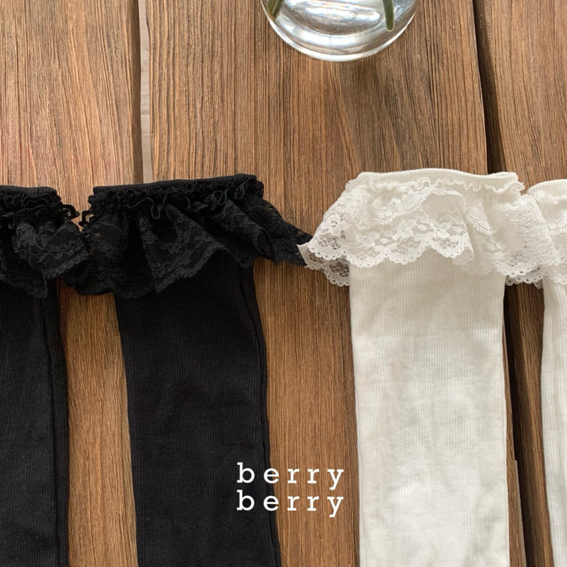 Berry Berry - Korean Children Fashion - #magicofchildhood - Swan Knee Socks - 3