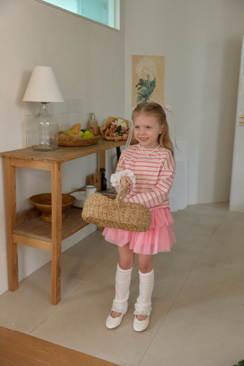 Tulle Tiered Skort by Berry Berry for Child girl - view 2