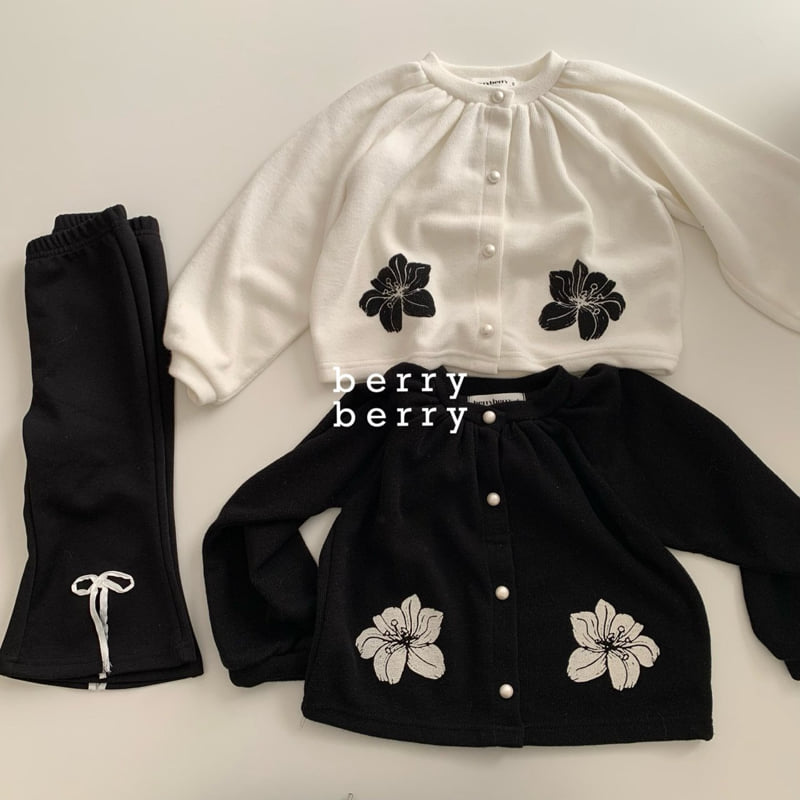 Berry Berry - Korean Children Fashion - #prettylittlegirls - Ribbon Leggings - 8