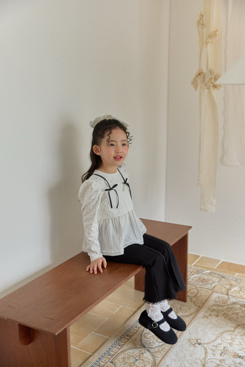 Berry Berry - Korean Children Fashion - #prettylittlegirls - Dot Bustier Tee - 3