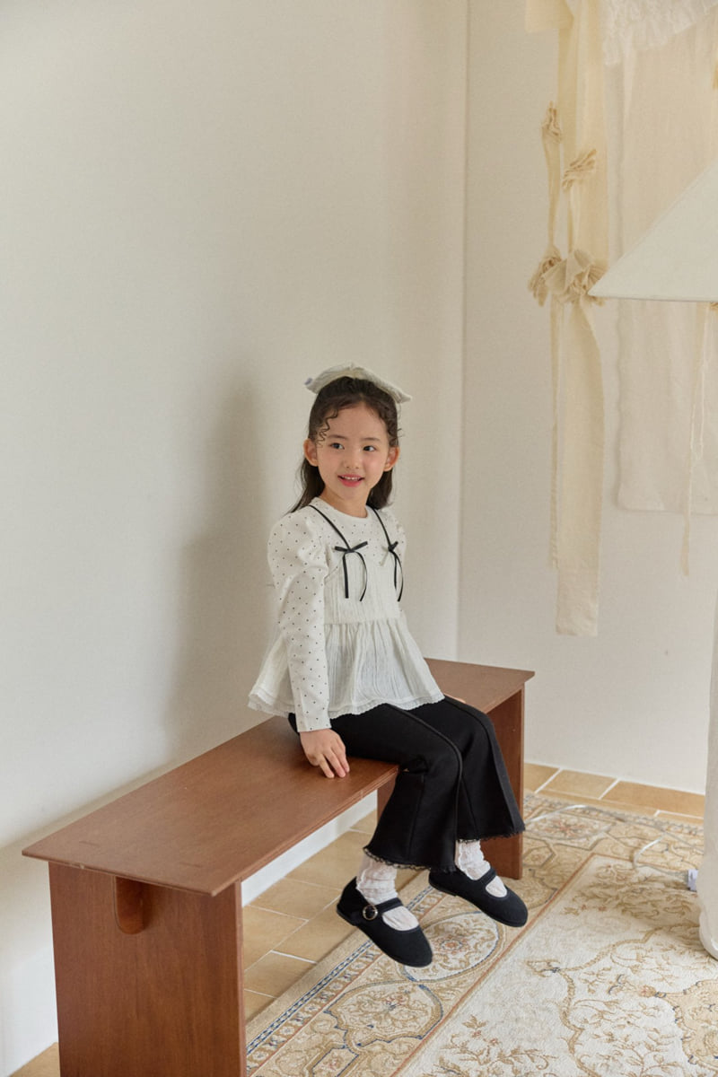 Berry Berry - Korean Children Fashion - #stylishchildhood - Dot Bustier Tee - 6