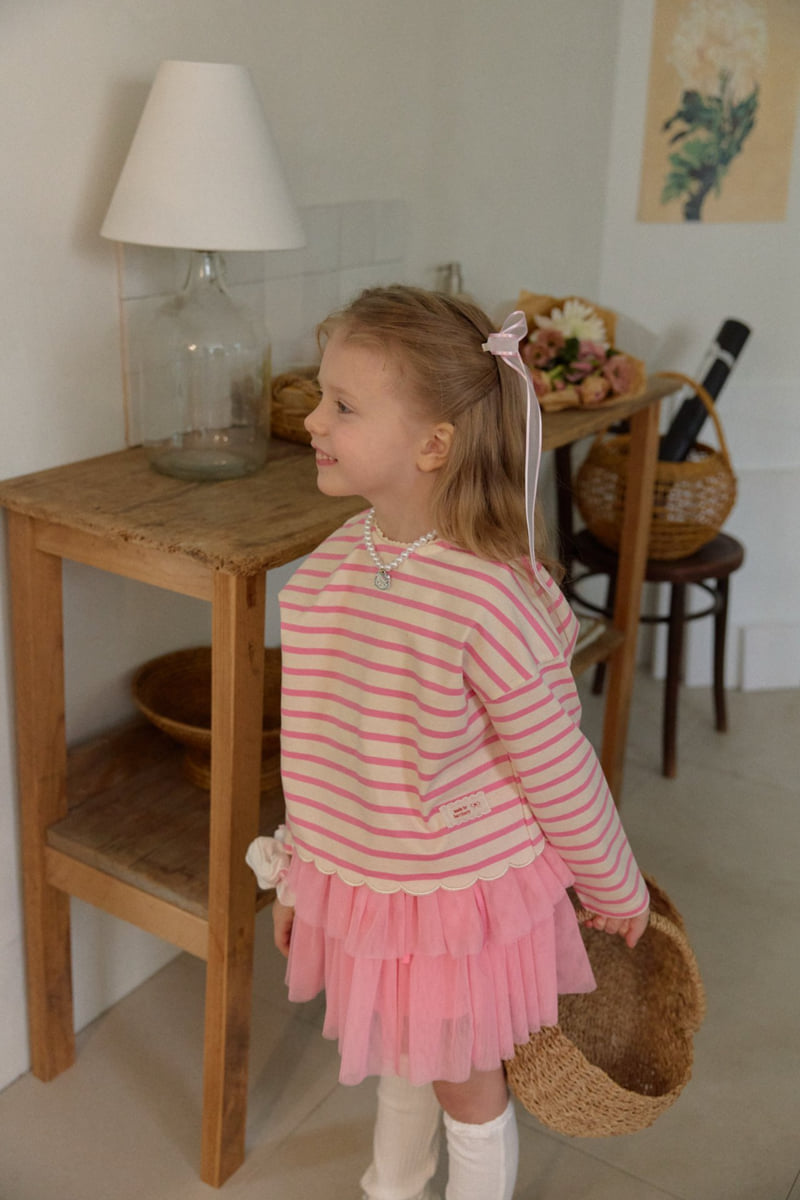 Berry Berry - Korean Children Fashion - #todddlerfashion - Saint Scallop Tee - 5