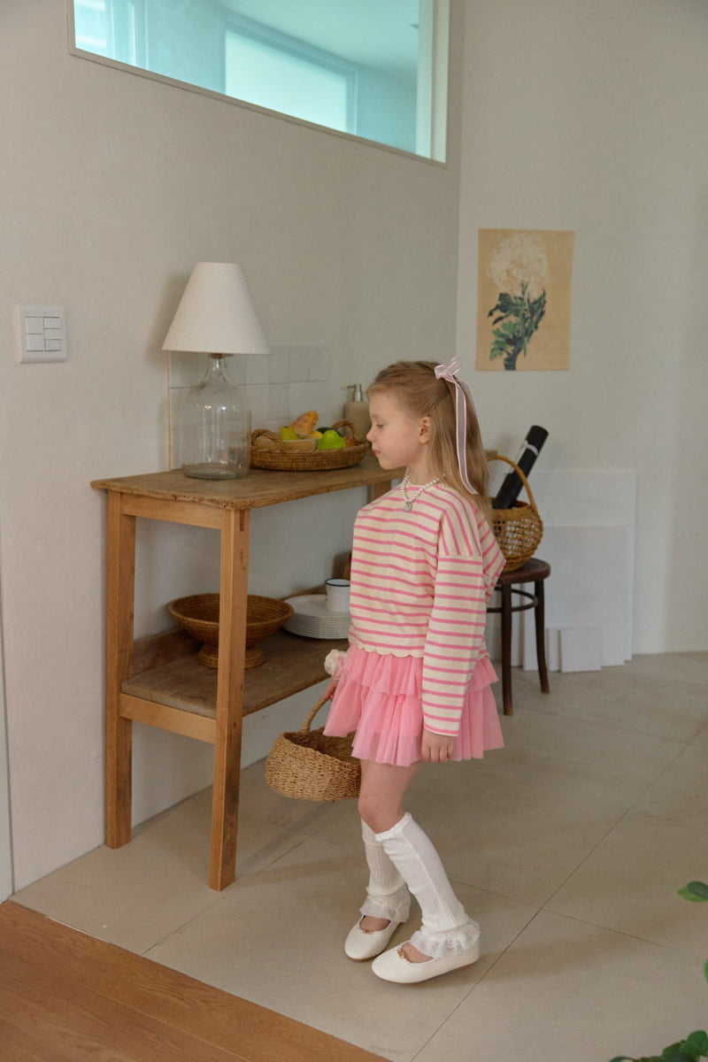 Tulle Tiered Skort by Berry Berry for Child girl - view 4