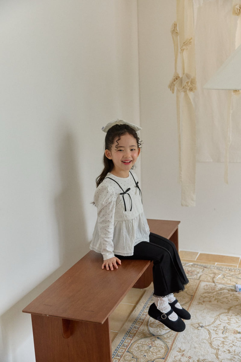 Berry Berry - Korean Children Fashion - #prettylittlegirls - Dot Bustier Tee - 4