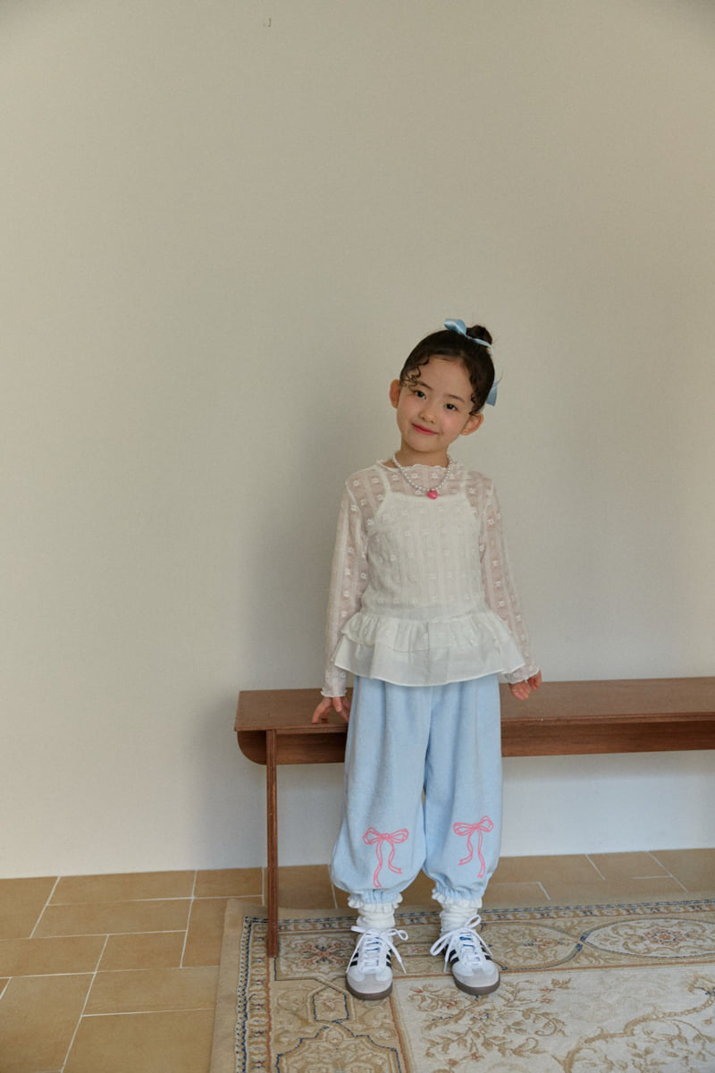 Berry Berry - Korean Children Fashion - #todddlerfashion - Lace Frill Tee - 3