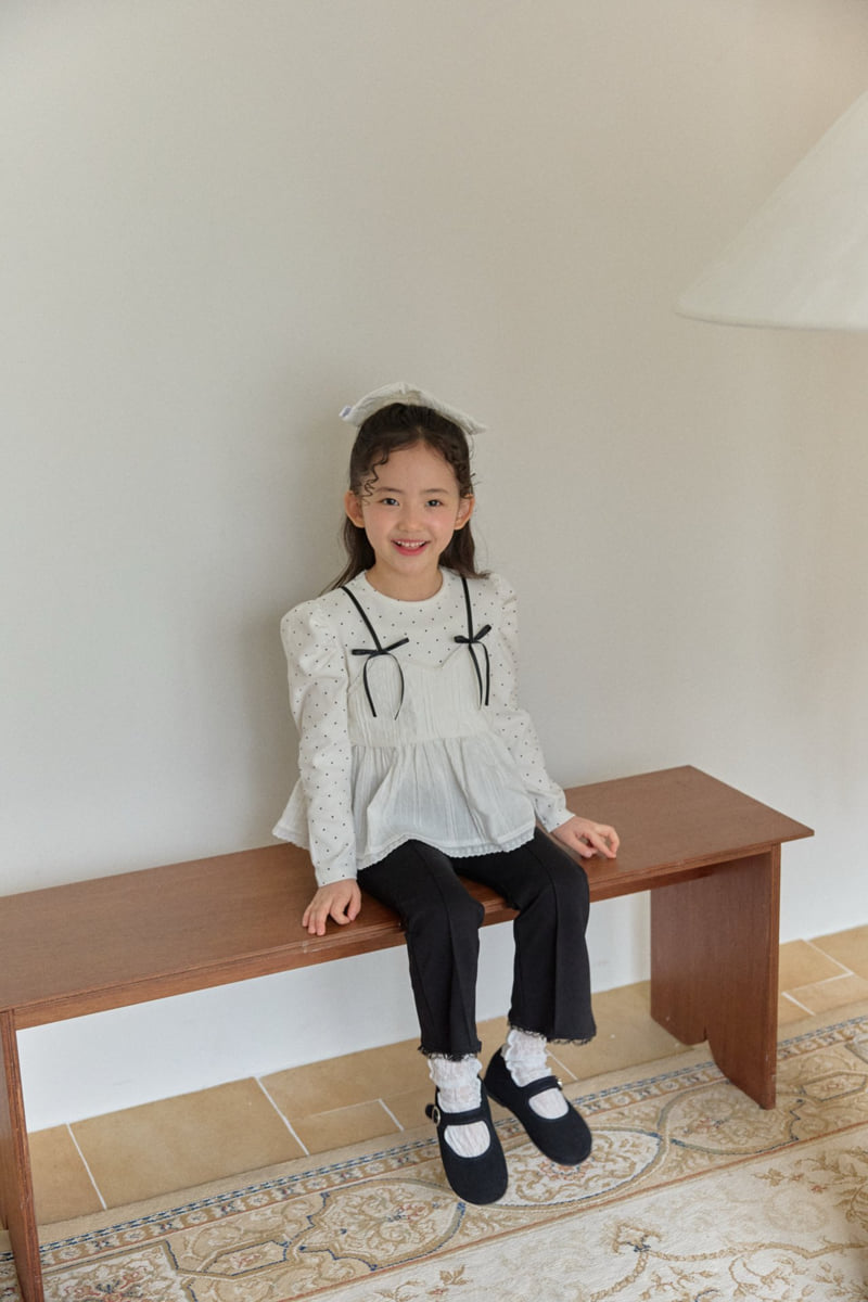 Berry Berry - Korean Children Fashion - #toddlerclothing - Dot Bustier Tee - 5