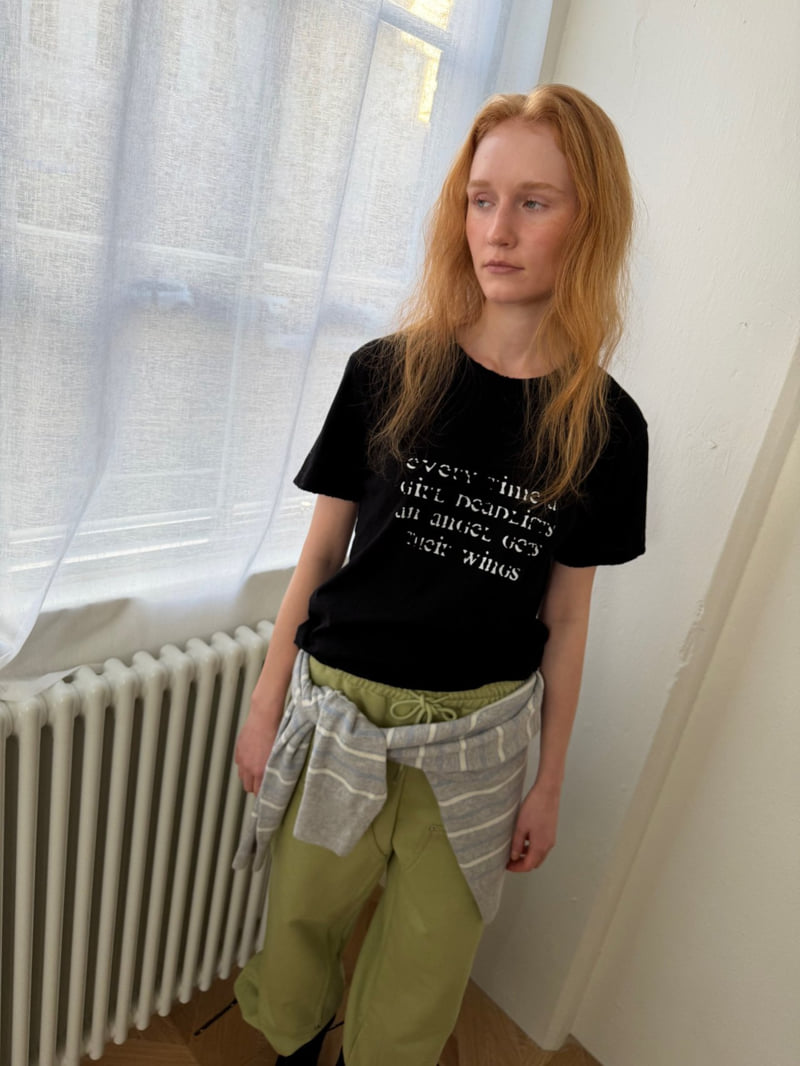 Better - Korean Women Fashion - #momslook - Slub Print Tee - 7