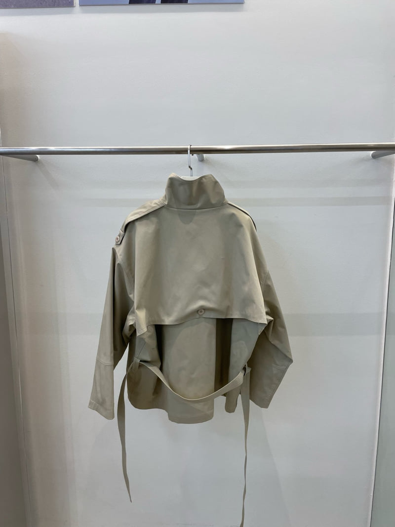 Better - Korean Women Fashion - #momslook - Hazzys Half Trench Coat - 4