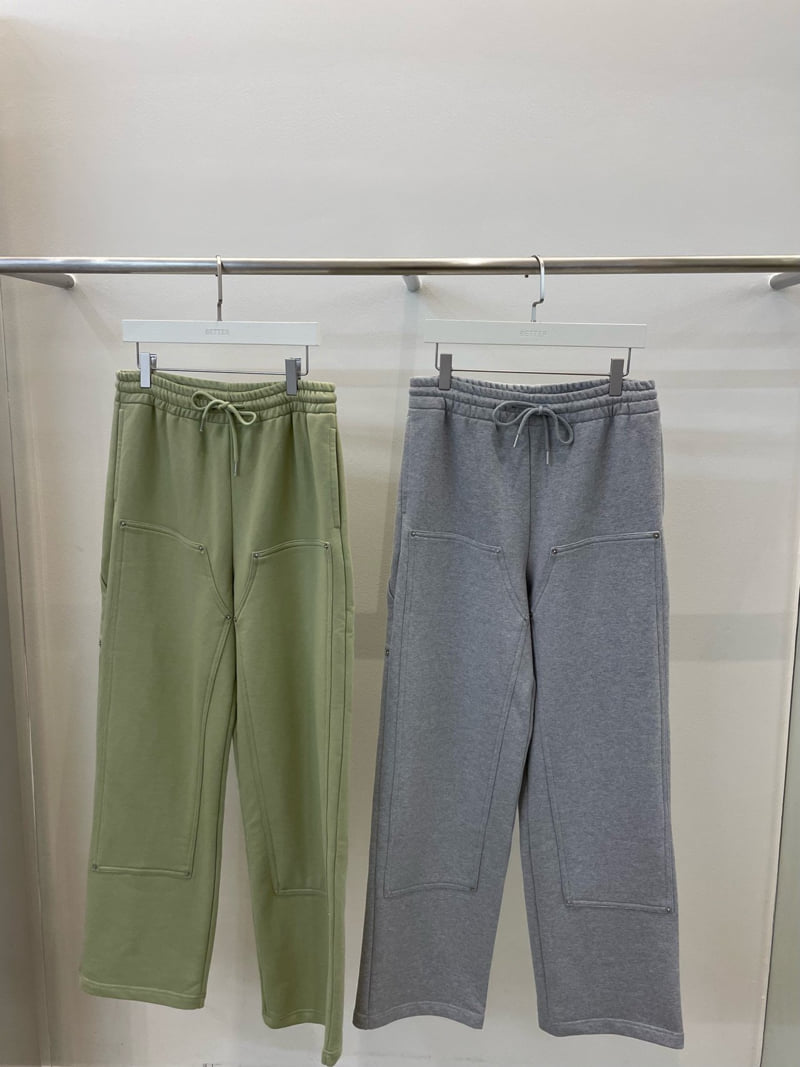 Better - Korean Women Fashion - #momslook - Lime Sweatpants