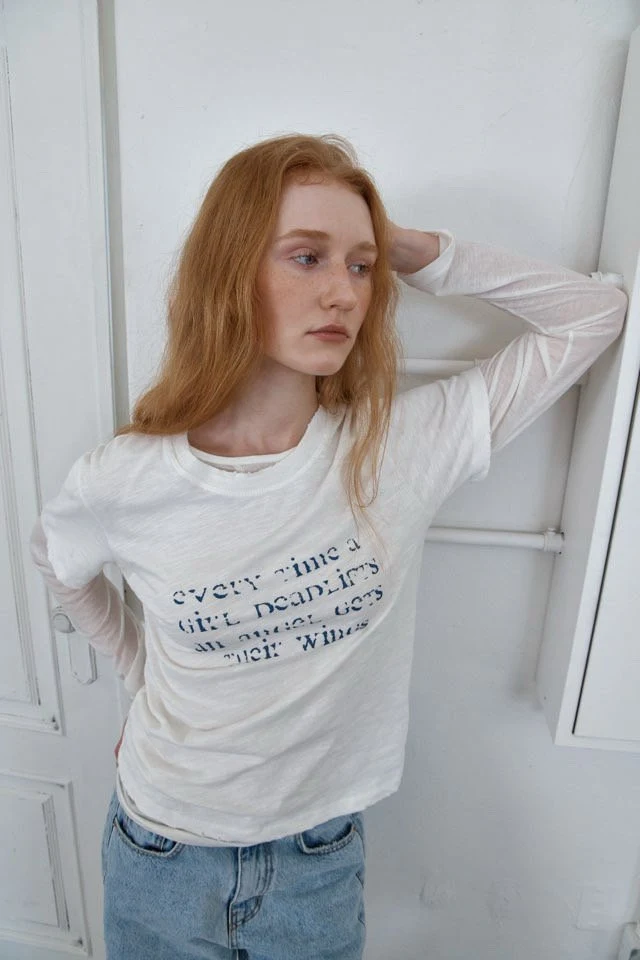 Better - Korean Women Fashion - #momslook - Mood Tee - 6