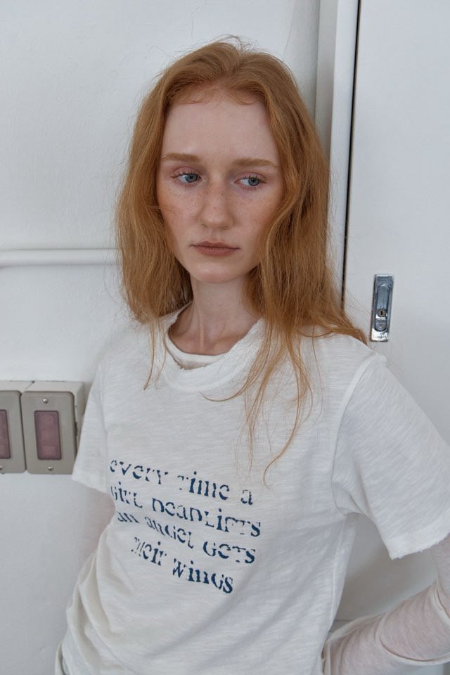 Better - Korean Women Fashion - #momslook - Slub Print Tee - 4