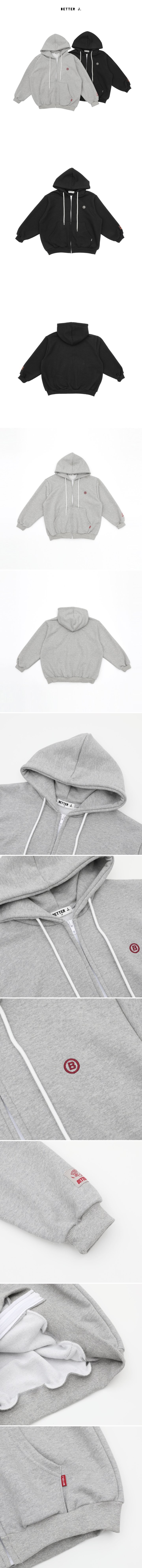 Better j - Korean Women Fashion - #momslook - Camp Hood Zip-Up (Junior-Adult) - 2