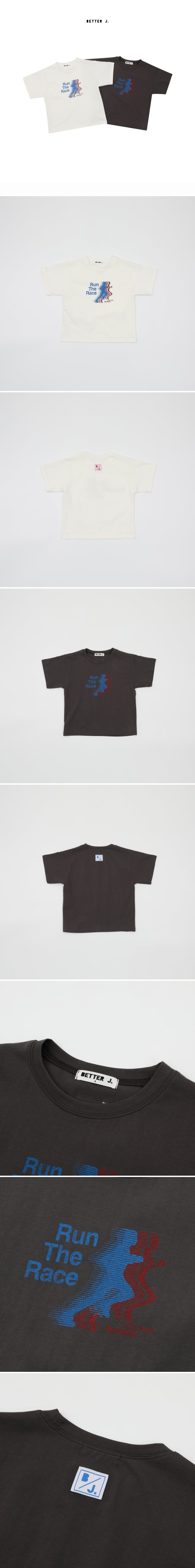 Better j - Korean Women Fashion - #thatsdarling - Runner Tee (Junior-Adult) - 2