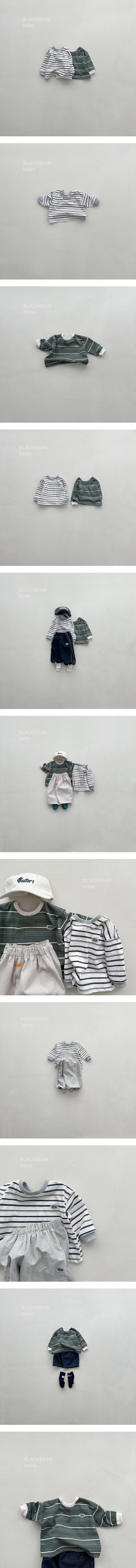 Black Bean - Korean Baby Fashion - #onlinebabyboutique - Draw Bebe Tee - 2
