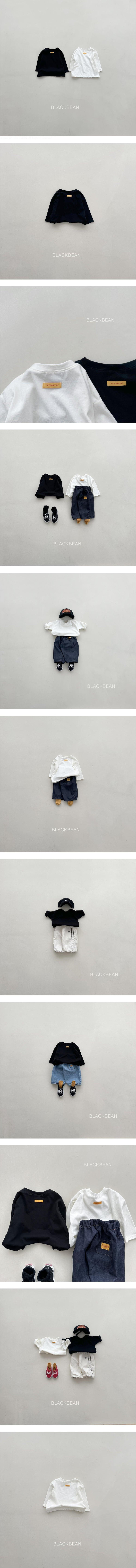 Black Bean - Korean Children Fashion - #todddlerfashion - Layered Tee - 2