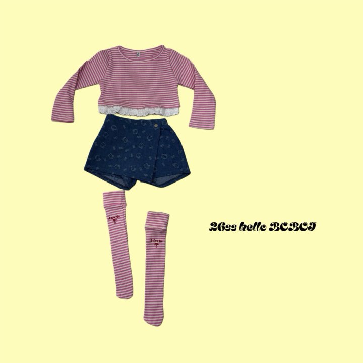 Bobo j - Korean Children Fashion - #stylishchildhood - Corn Tee - 4