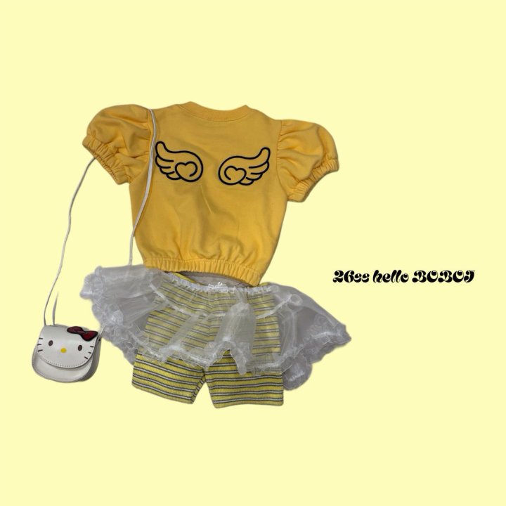 Bobo j - Korean Children Fashion - #childofig - Wing Puff Tee - 10