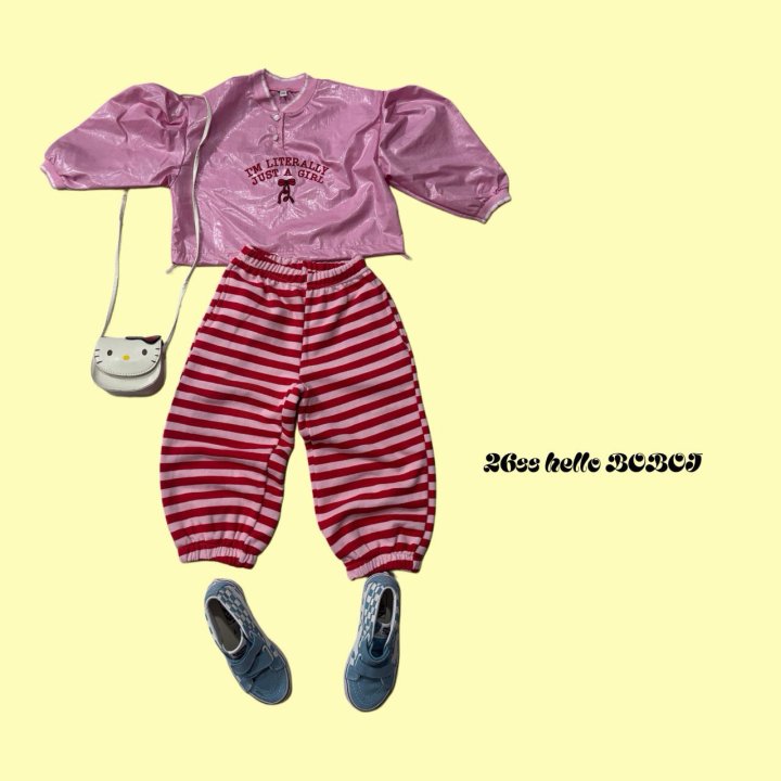 Bobo j - Korean Children Fashion - #childofig - Trend Ribbon Tee - 3