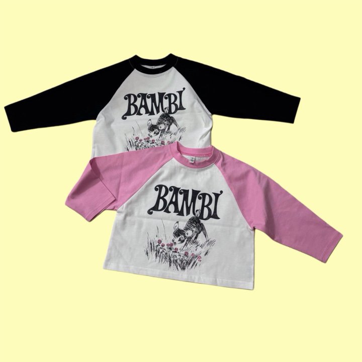 Bobo j - Korean Children Fashion - #childofig - Bambina Raglan Tee