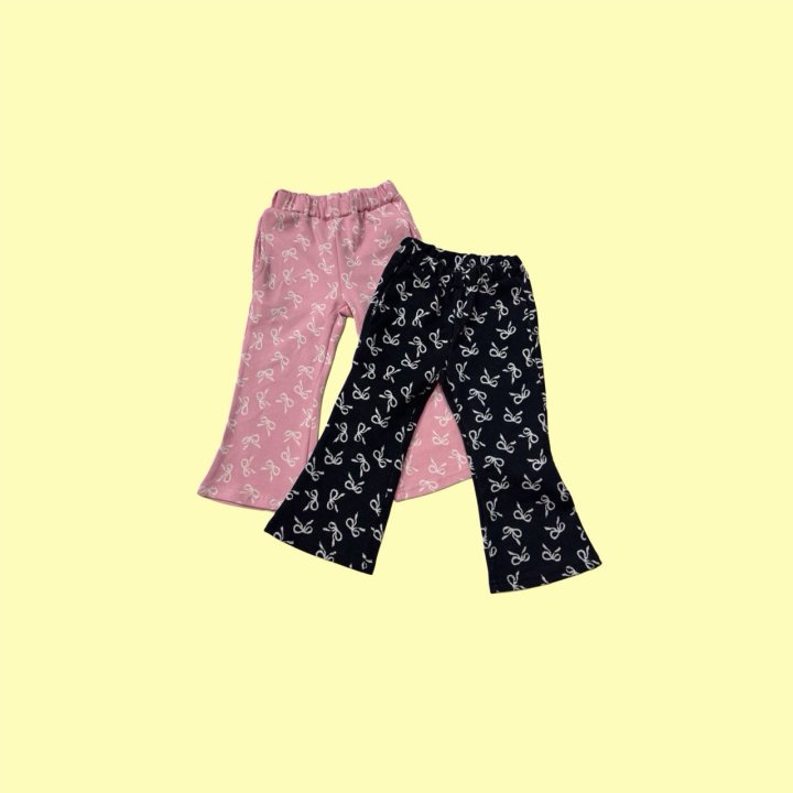 Bobo j - Korean Children Fashion - #childrensboutique - Antique Ribbon Pants
