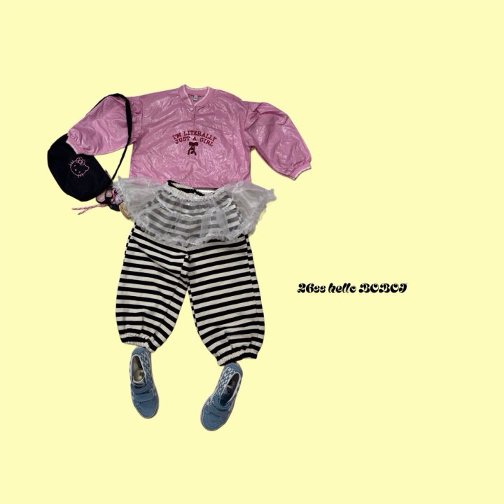 Bobo j - Korean Children Fashion - #designkidswear - Trend Ribbon Tee - 6