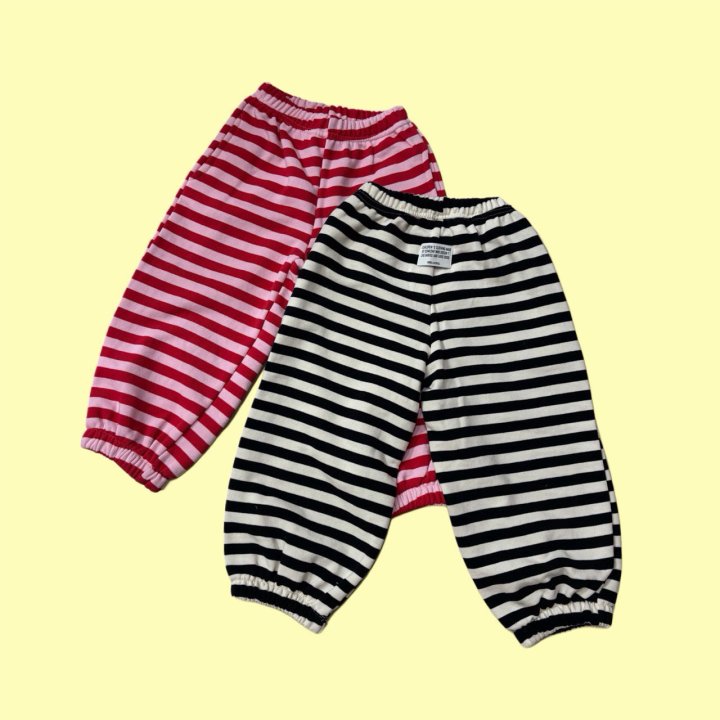 Bobo j - Korean Children Fashion - #discoveringself - Stripe Pants