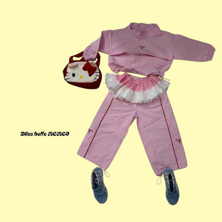 Bobo j - Korean Children Fashion - #fashionkids - Love Windbreaker - 5