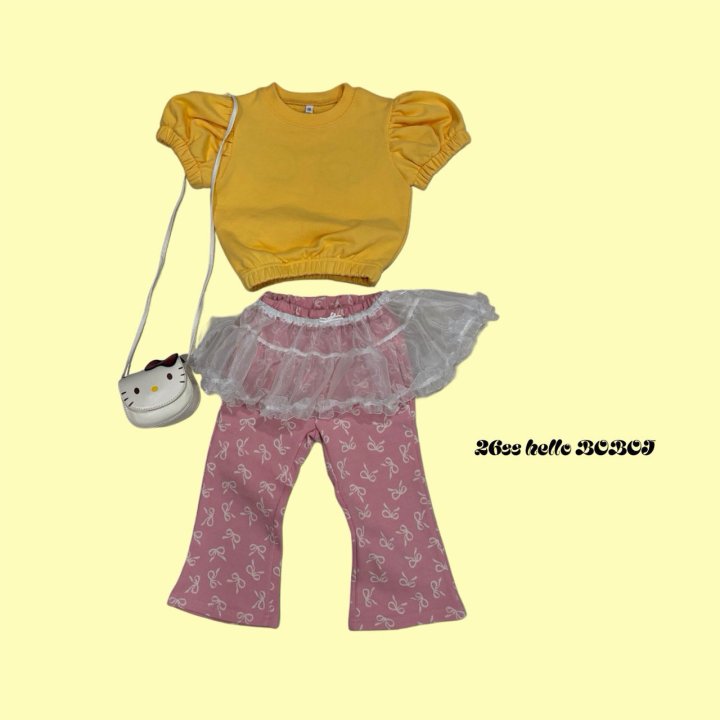 Bobo j - Korean Children Fashion - #discoveringself - Antique Ribbon Pants - 4