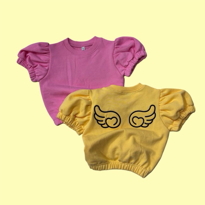 Bobo j - Korean Children Fashion - #fashionkids - Wing Puff Tee