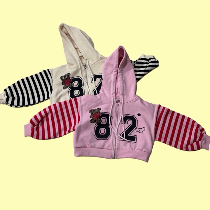 Bobo j - Korean Children Fashion - #kidsshorts - 82 Hood Zip-Up