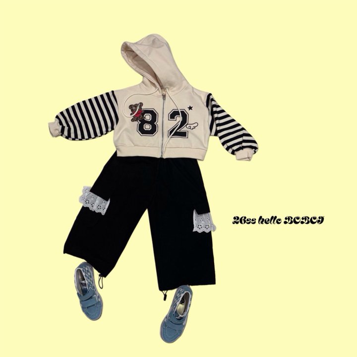 Bobo j - Korean Children Fashion - #littlefashionista - 82 Hood Zip-Up - 5