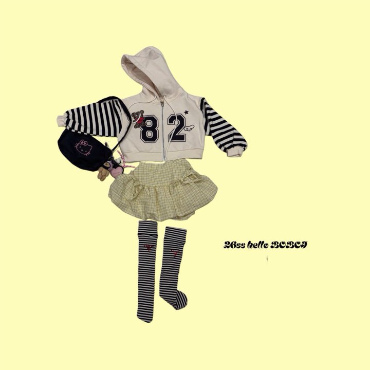 Bobo j - Korean Children Fashion - #prettylittlegirls - Check Skirt - 5
