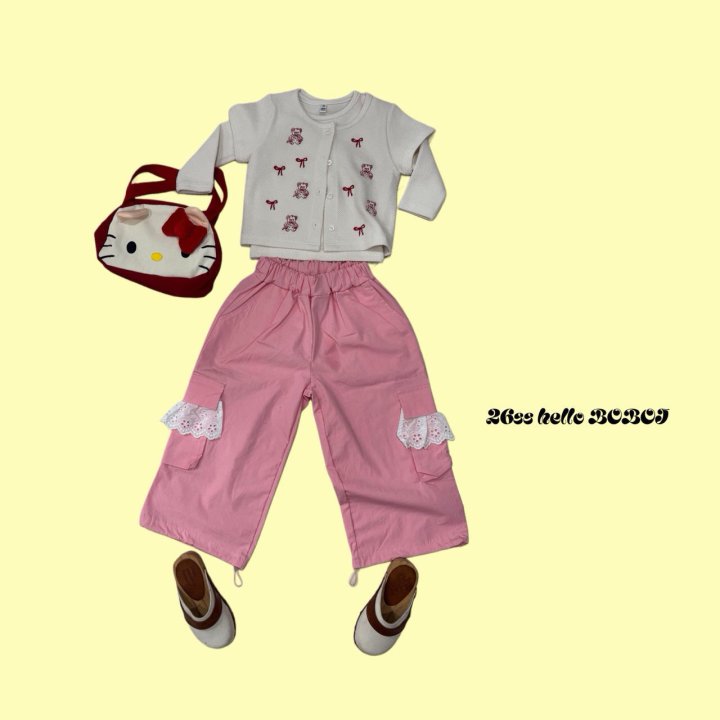 Bobo j - Korean Children Fashion - #stylishchildhood - Cargo Lace Pants - 8