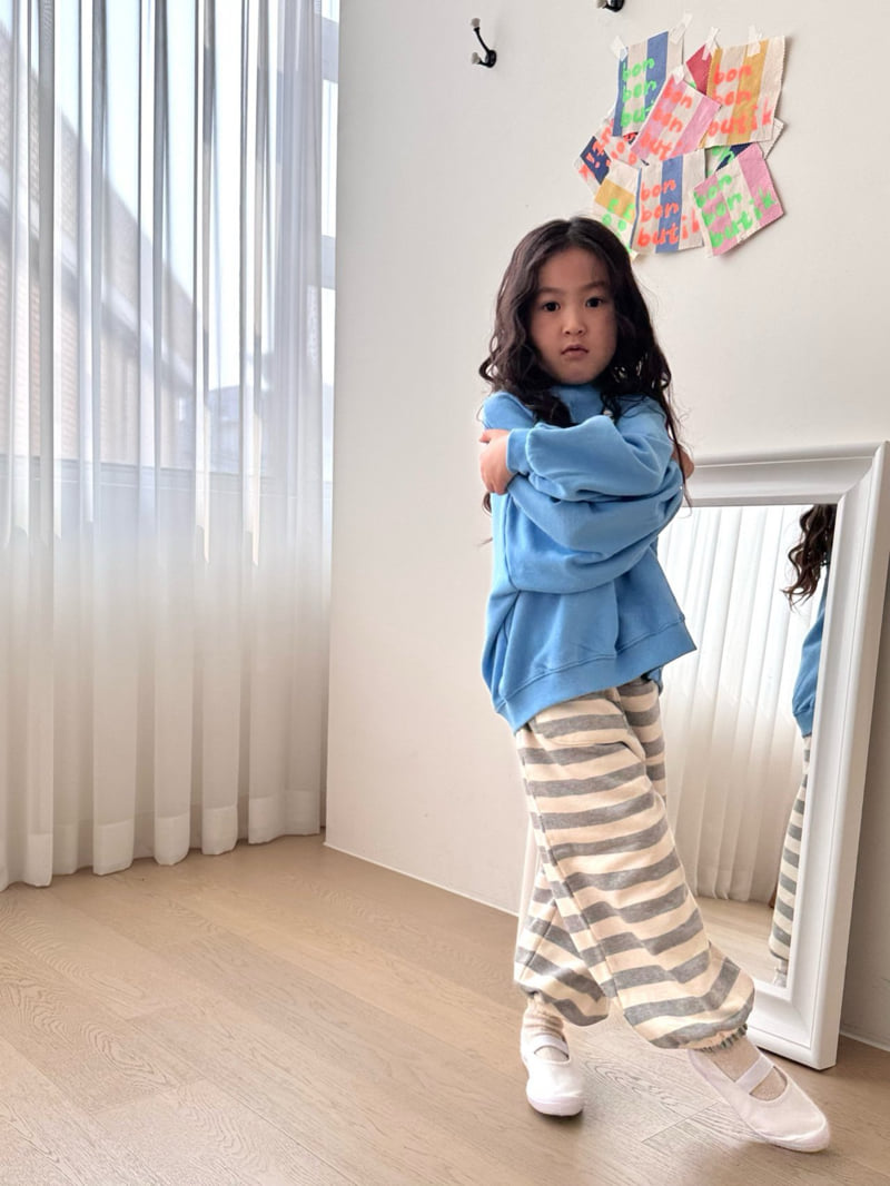 Bon Bon Butik - Korean Children Fashion - #fashionkids - Pocket Stripe Sausage Pants - 2