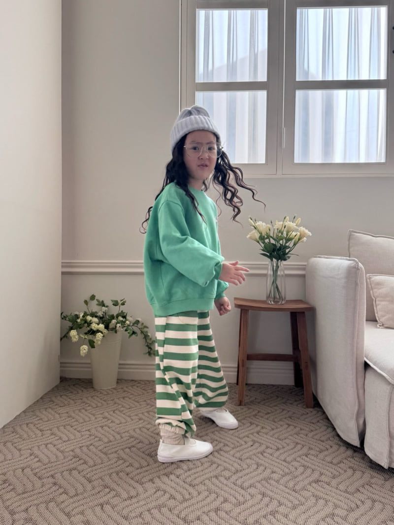 Bon Bon Butik - Korean Children Fashion - #kidzfashiontrend - Pocket Stripe Sausage Pants - 5