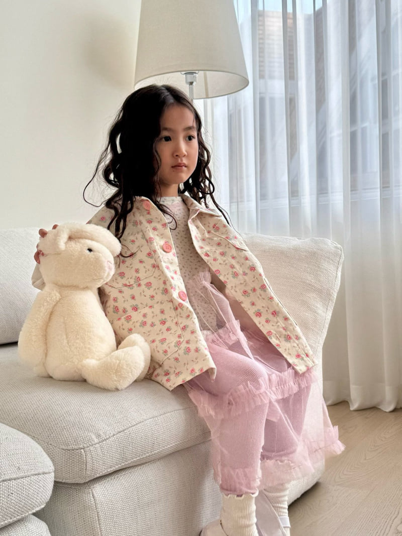 Bon Bon Butik - Korean Children Fashion - #toddlerclothing - Flora Jacket - 11