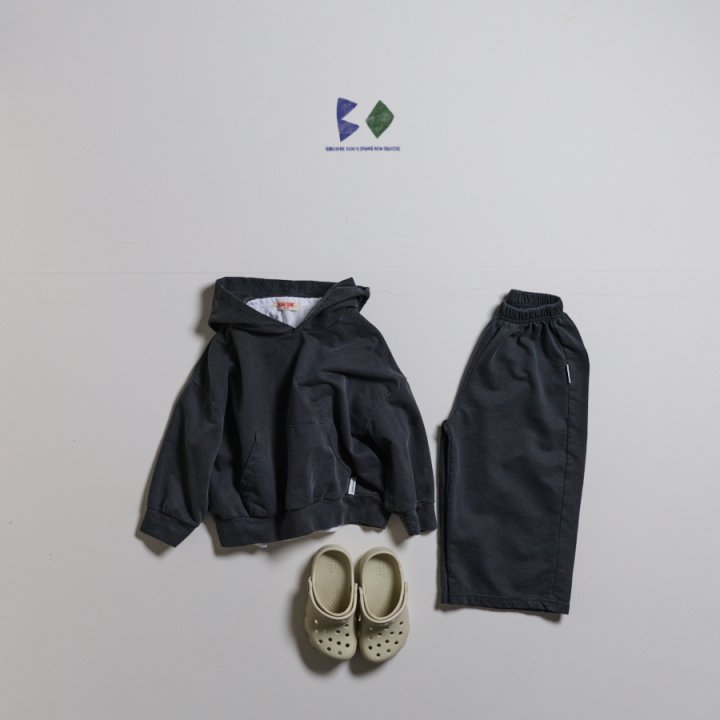 Boneoune - Korean Children Fashion - #Kfashion4kids - Pigment Mini Hoodie - 8