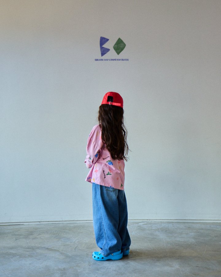 Boneoune - Korean Children Fashion - #Kfashion4kids - Bobo Wide Denim Pants - 7