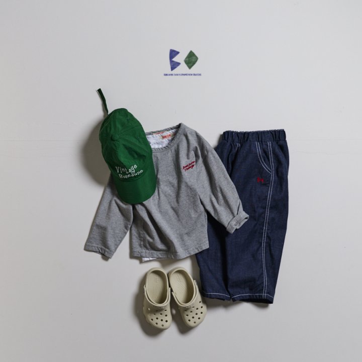 Boneoune - Korean Children Fashion - #Kfashion4kids - Bio Embroidery Single Tee - 6