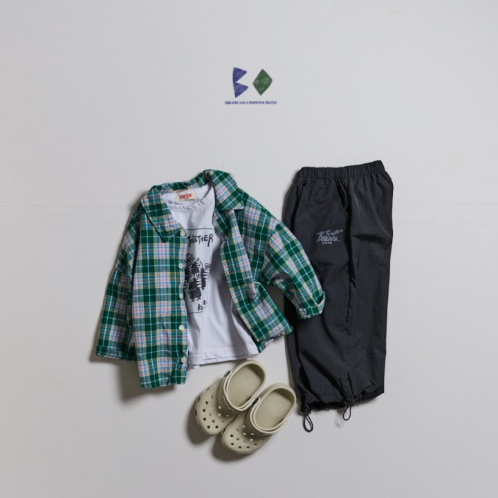 Boneoune - Korean Children Fashion - #kidzfashiontrend - Together Short Sleeve Tee - 4