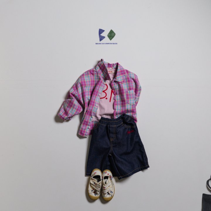 Boneoune - Korean Children Fashion - #childofig - BN Semi Crop Tee - 5
