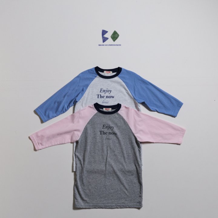 Boneoune - Korean Children Fashion - #fashionkids - Enjoy Raglan One-piece