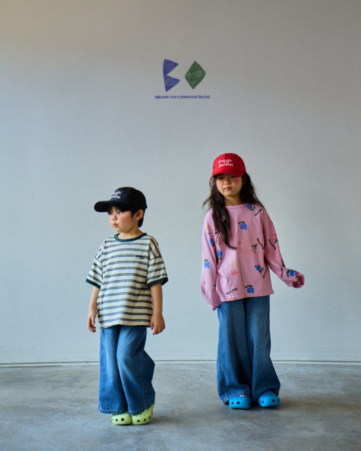 Boneoune - Korean Children Fashion - #fashionkids - Floral Single Tee - 5