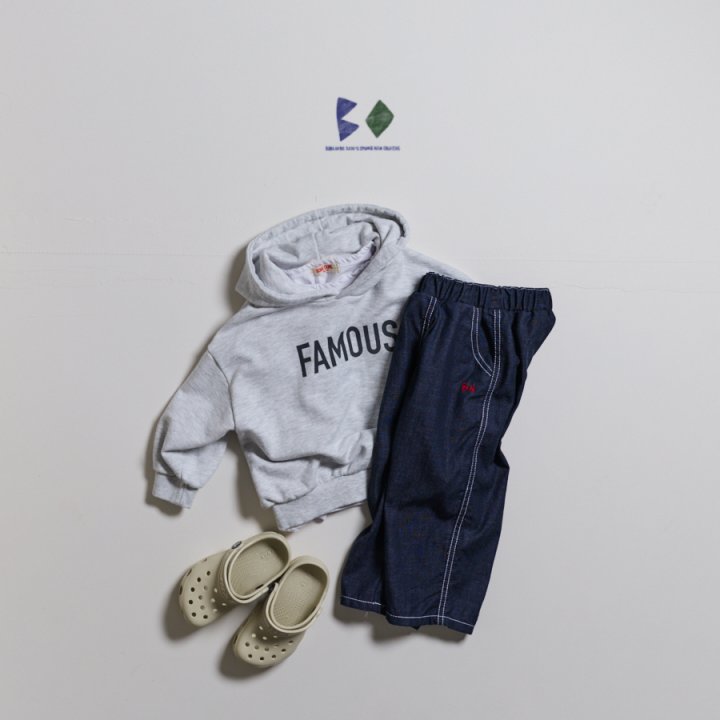 Boneoune - Korean Children Fashion - #kidsshorts - Famous Hoodie - 8