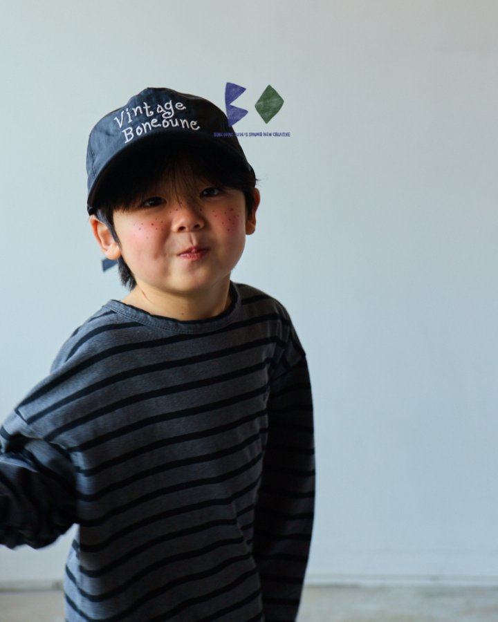 Boneoune - Korean Children Fashion - #kidsshorts - Name Pigment Single Tee - 12