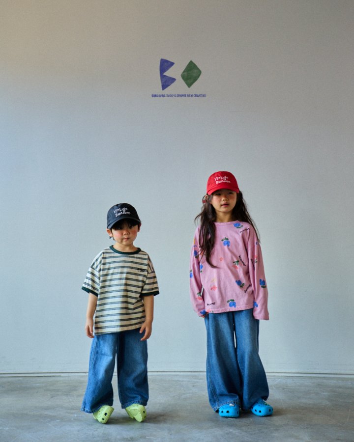 Boneoune - Korean Children Fashion - #kidsstore - Floral Single Tee - 7